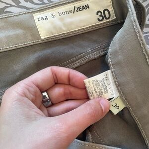 Rag & Bone Khaki Jeggings